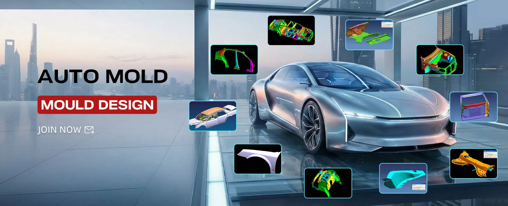 Yüksek Performanslı Otomotiv Gövde Dış Panel Damgalama Kalıpları Üreticisi