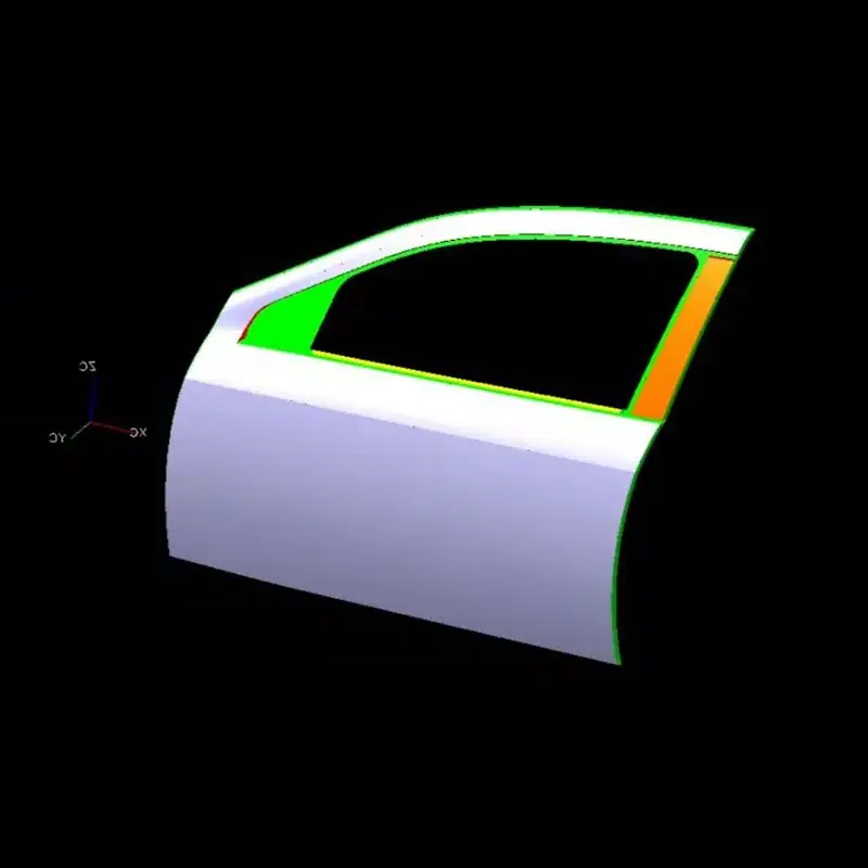 Otomotiv Sol Ön Kapı Dış Panel Damgalama Kalıbı