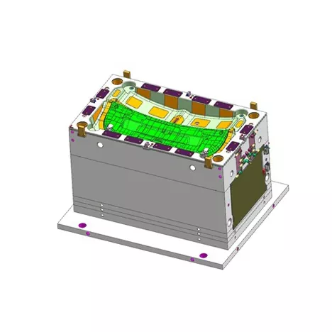 Otomotiv Arka Bagaj Kapağı Trim Paneli Enjeksiyon Kalıbı